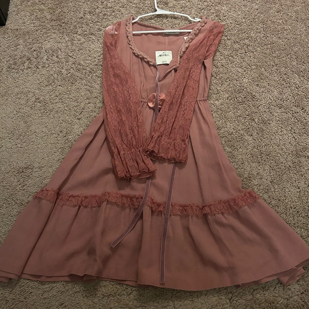 Moschino Long Sleeve Pink Dress | Size EU 38